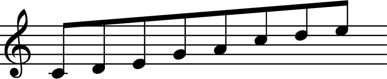 
X:3
M:none
L:1/8
K:C
CDEGAcde
