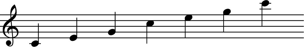 
X:3
M:none
L:1/4
K:C
CEGcegc'
