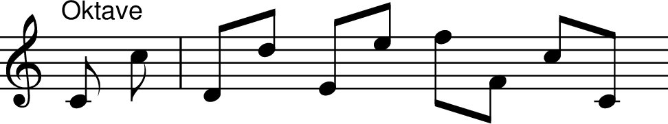 X:3
M:none
L:1/8
K:C
"Oktave" C c | Dd Ee fF cC